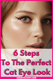 6 steps to the perfect cat eye look