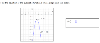 Quadratic Function F Whose