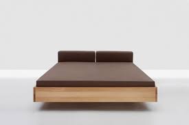 levity wood bed frame solid oak wood