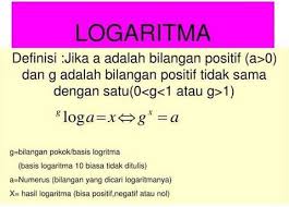 Setelah melalui penyederhanaan menggunakan sifat logaritma, hasil dari soal logaritma di atas adalah 6. Logaritma Adalah Pengertian Sifat Rumus Persamaan Contoh