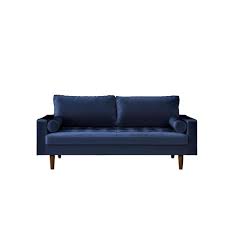 Blue Velvet 2 Seater Lawson Sofa