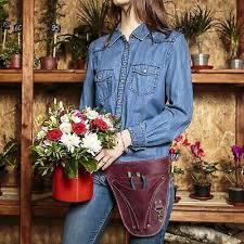 Leather Tool Belt Florist Bag
