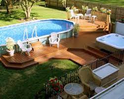 Above Ground Pool Landscaping