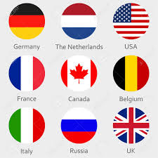 Add all icons to cart. Circle Flags Icon Or Badges Set Round National Symbol Of Usa Royalty Free Cliparts Vectors And Stock Illustration Image 121858017
