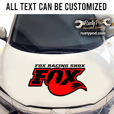 fox racing shox sticker 11274