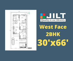 30 X66 Floor Plan West Face 2bhk