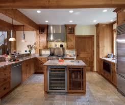 Due to the wide variety of responses in computer monitors coupled with the tremendous variation in colors and grain patterns in natural woods (even in the same species) your hardwood cabinets may or may not match the pictures of wood types shown here. Knotty Alder Kitchen In Natural Finish Kitchen Craft