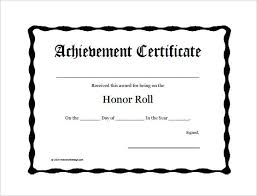 Printable And Honor Roll Award Certificate Student Of The Quarter