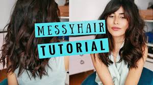Do share your comments below. Messy Waves Hair Tutorial My 10 Minute Routine Youtube