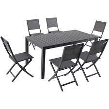 7 piece aluminum outdoor dining set