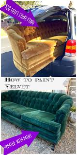 how to paint a couch or upholstery