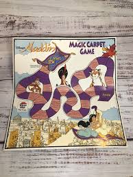 aladdin magic carpet game board promo