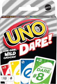 uno dare card game for family night