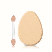 majestique flat oval cream makeup sponge puff