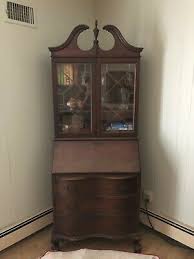 Its streamlined, classic design makes this tall secretary desk a versatile, stylish choice. Mahogany Serpentine Front Tall Ball And Claw Feet Secretary Desk Cabinet 300 00 Picclick