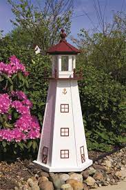 marblehead wooden garden lighthouse by