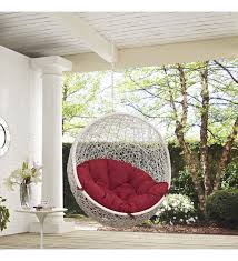 hide outdoor patio swing chair without