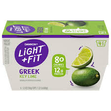 fit fat free key lime greek yogurt cup