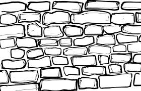 It is a red brick wall but bricks are organized in a weird angle, so brick corners are facing out. Coloring Pages Of A Brick Wall