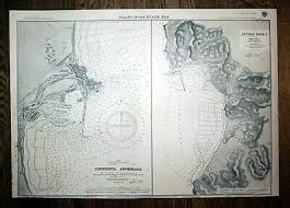 Stadtplan · satellitenbilder · satellitenbilder mit straüennamen · gelände. 1939 Romania Constanta Bender Erekli Rumanien Turkey Turkei Karte Map Ebay
