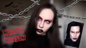 another marilyn manson inspired makeup
