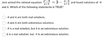 X² 9 Jack Solved The Rational Equation