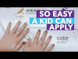 easy application of color street by a