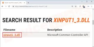 xinput1 3 dll is missing or not found