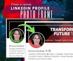 linkedin profile photo frame