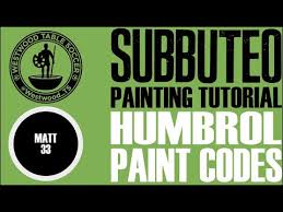Subbuteo Painting Tutorial Humbrol