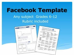 Editable Facebook Template For Any Subject Complete With Grading