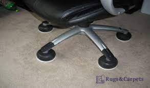 how to protect carpet from office chair