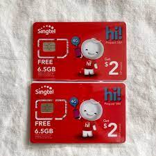 singtel hi prepaid sim card