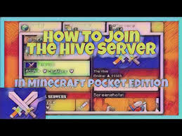 The hive is a minecraft featured server on bedrock edition platform. How To Join The Hive Server In Minecraft Pocket Edition Zaviogaming Youtube