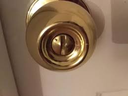 Bedroom door lock from outsideshow all. How To Open A Bathroom Door That Is Either Locked Or Has A Broken Knob Quora