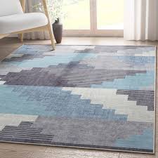 well woven blue 5 ft 3 in x 7 ft 3 in apollo portsmouth southwestern distressed pattern area rug