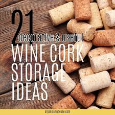 Wine Cork Storage Ideas