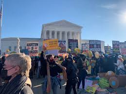protesters rally at supreme court as