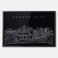Kansas City Skyline Art Print