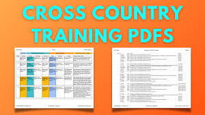 cross country training pdf 5 weeks of