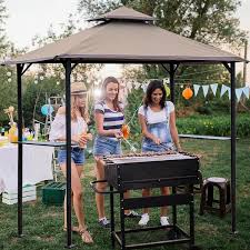 Outdoor Bbq Canopy 8x5grillkaki