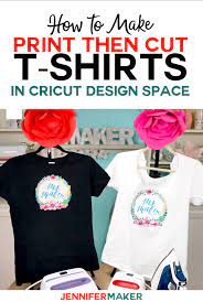 print then cut cricut transfer t shirts