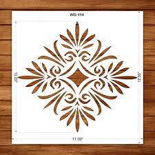 High Quality Motif Wall Decor Stencils