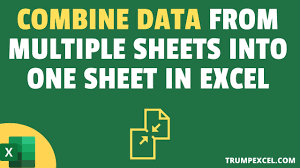combine data from multiple worksheets