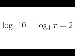 Solve A Subtraction Log Equation