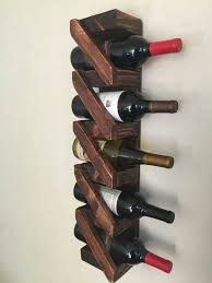 Wall Mounted Diagonal Wine Rack