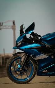 blue yamaha yzf r15 sport bike free