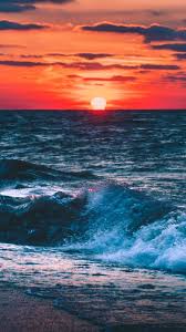 Sunset Through The Ocean Wallpaper