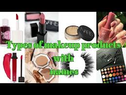 types of makeup s with names