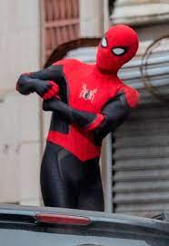 Homecoming, the iron spider suit in avengers: Spider Man 3 New Images Of The Filming With Tom Holland In The Spidey Suit
